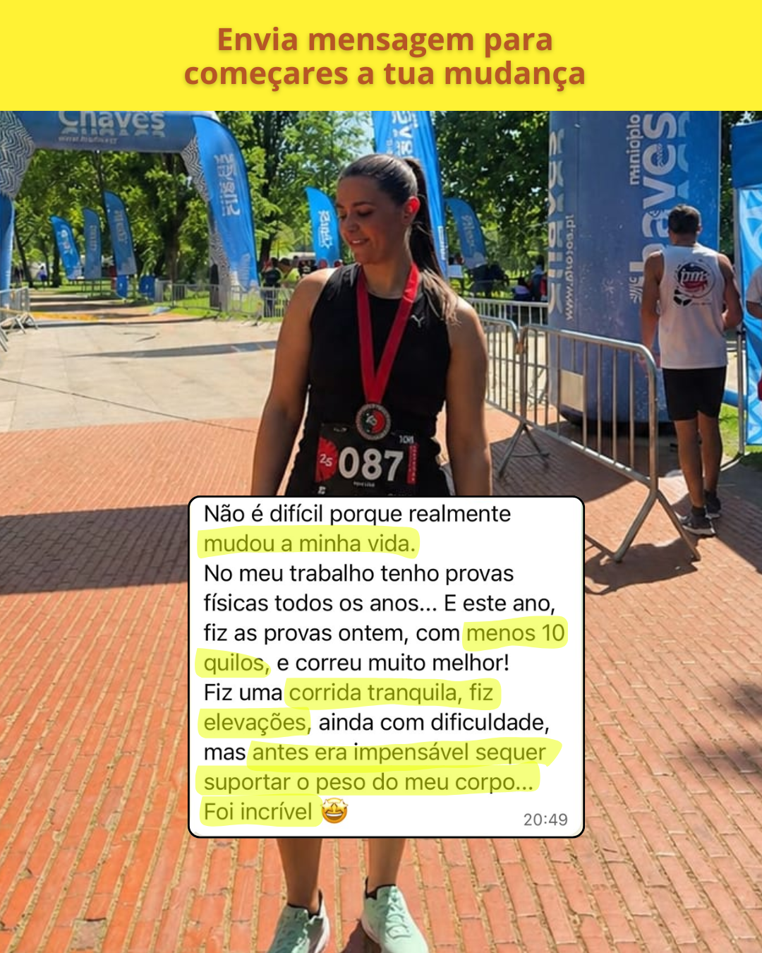 Resultado antes e depois — cliente 9